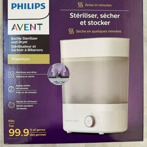 Philips Avent Bottle Sterilizer & Dryer Premium UNUSED In Box Baby Sterilizer